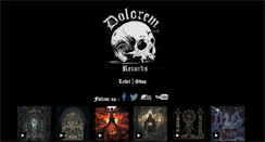 Desktop Screenshot of doloremrecords.com